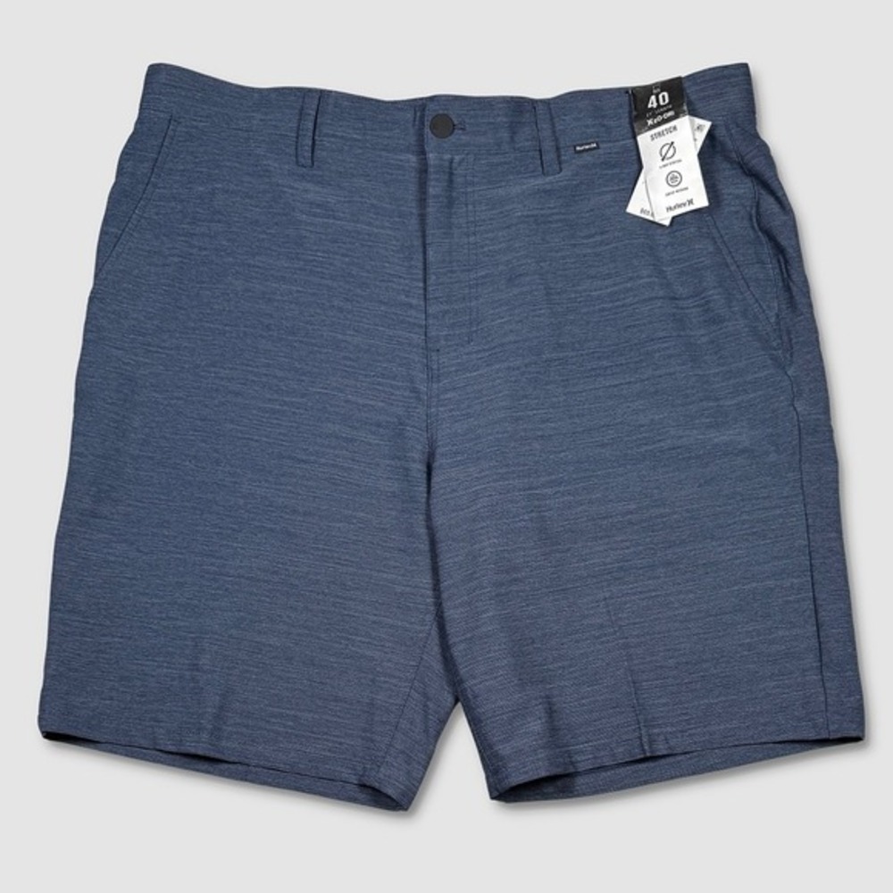 Hurley Breathe H20-Dri Shorts - NWT Mens Size 40 Heather Blue - #49383-J5